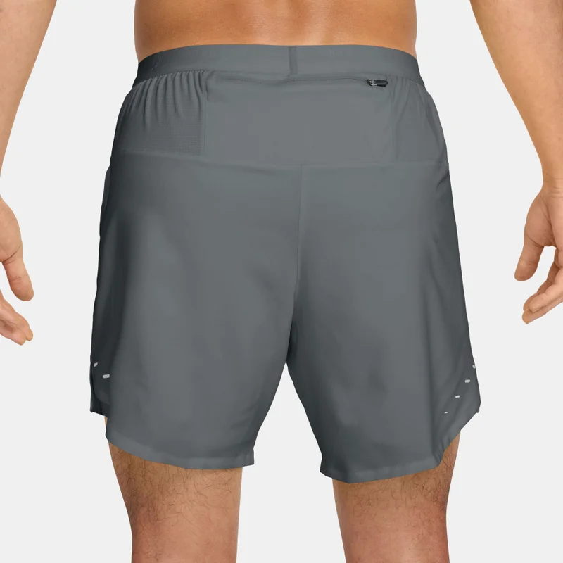 Nike Grey Men's Stride Dri-FIT 2-in-1 Running Shorts for Men | Best Price UAE